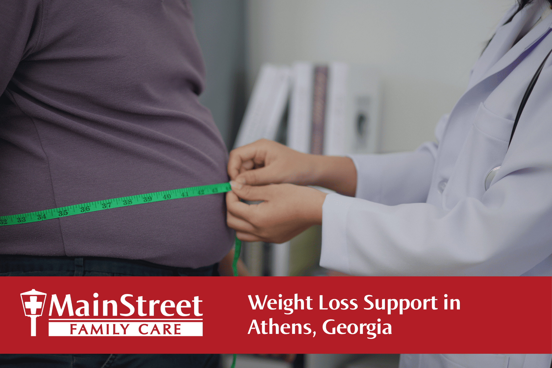 Weight loss support in Athens, Georgia at MainStreet Family Care blog featured image