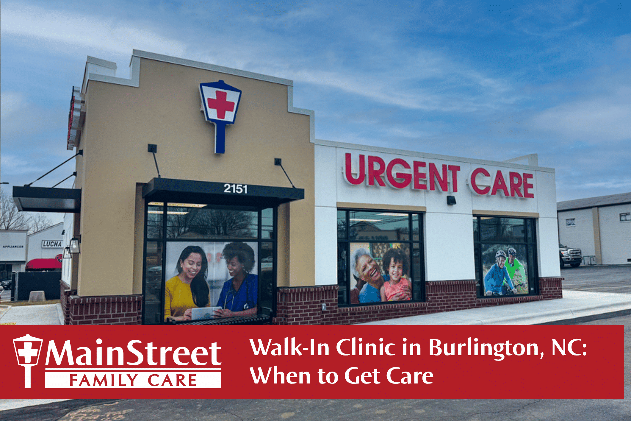 MainStreet Family Care clinic in Burlington, North Carolina